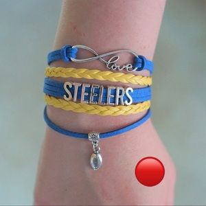 🔴 Pittsburgh Steelers NFL Bracelet Handmade